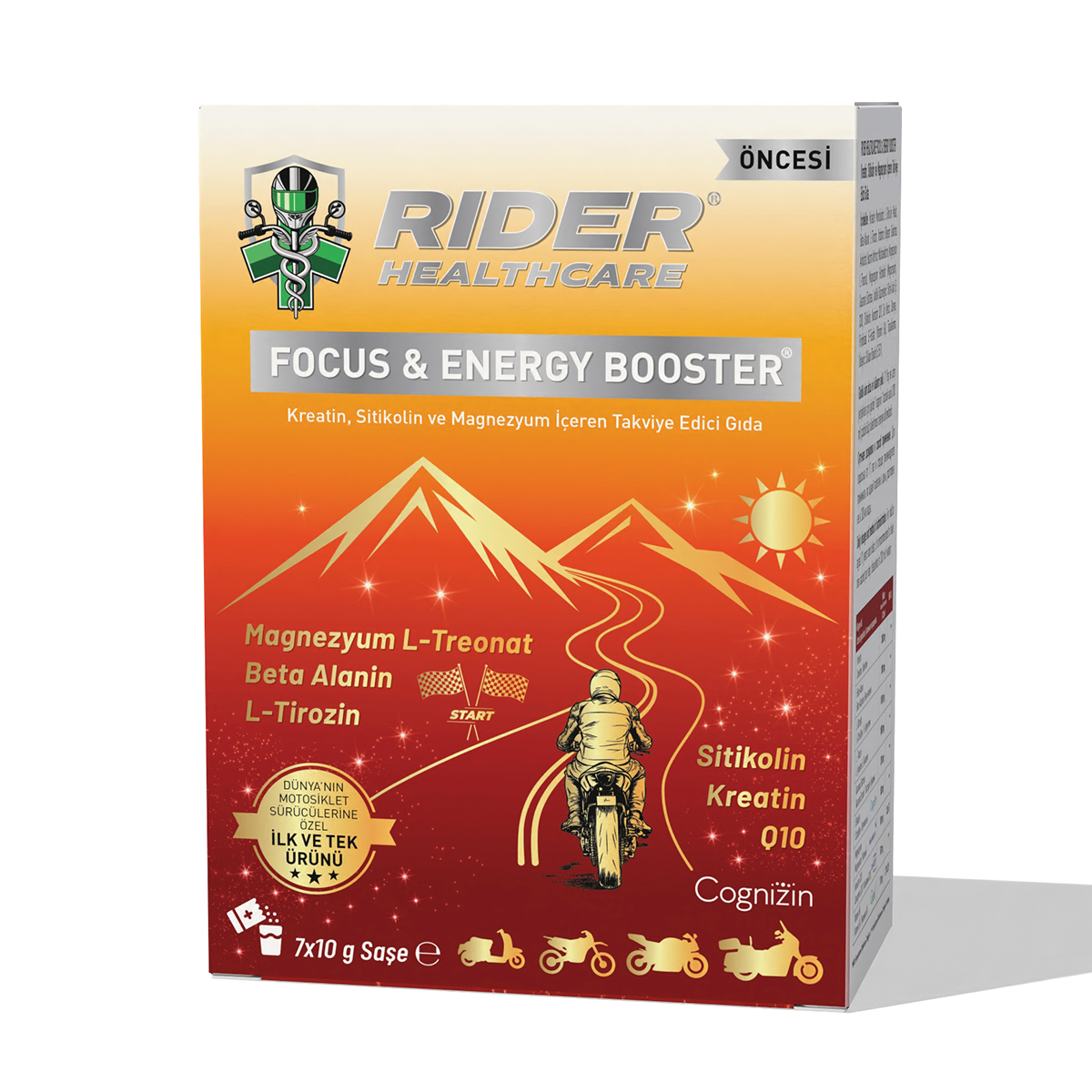 Rider Healthcare Focus&Energy Booster 7 Şase