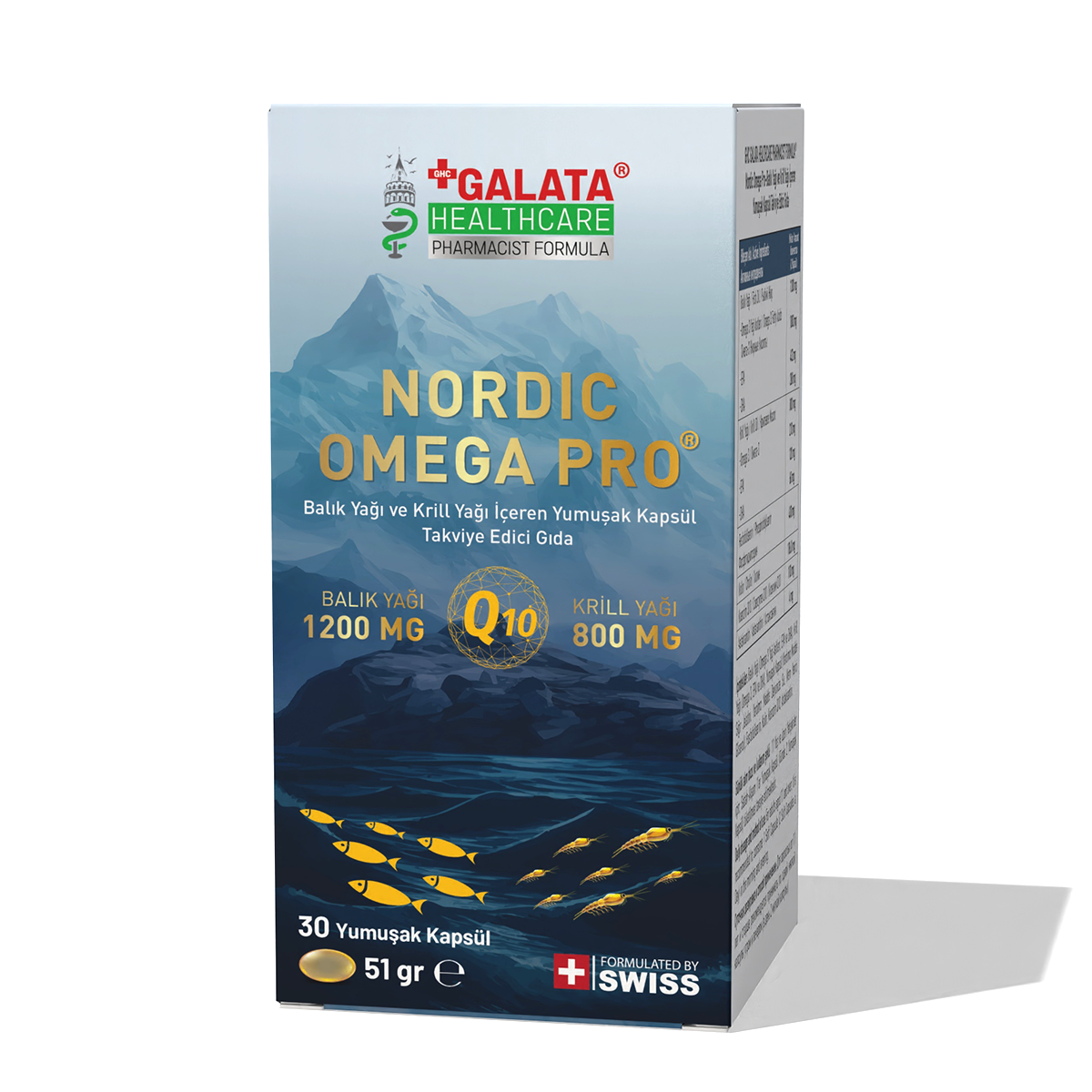 GALATA HEALTHCARE NORDIC OMEGA PRO 30 KAPSÜL