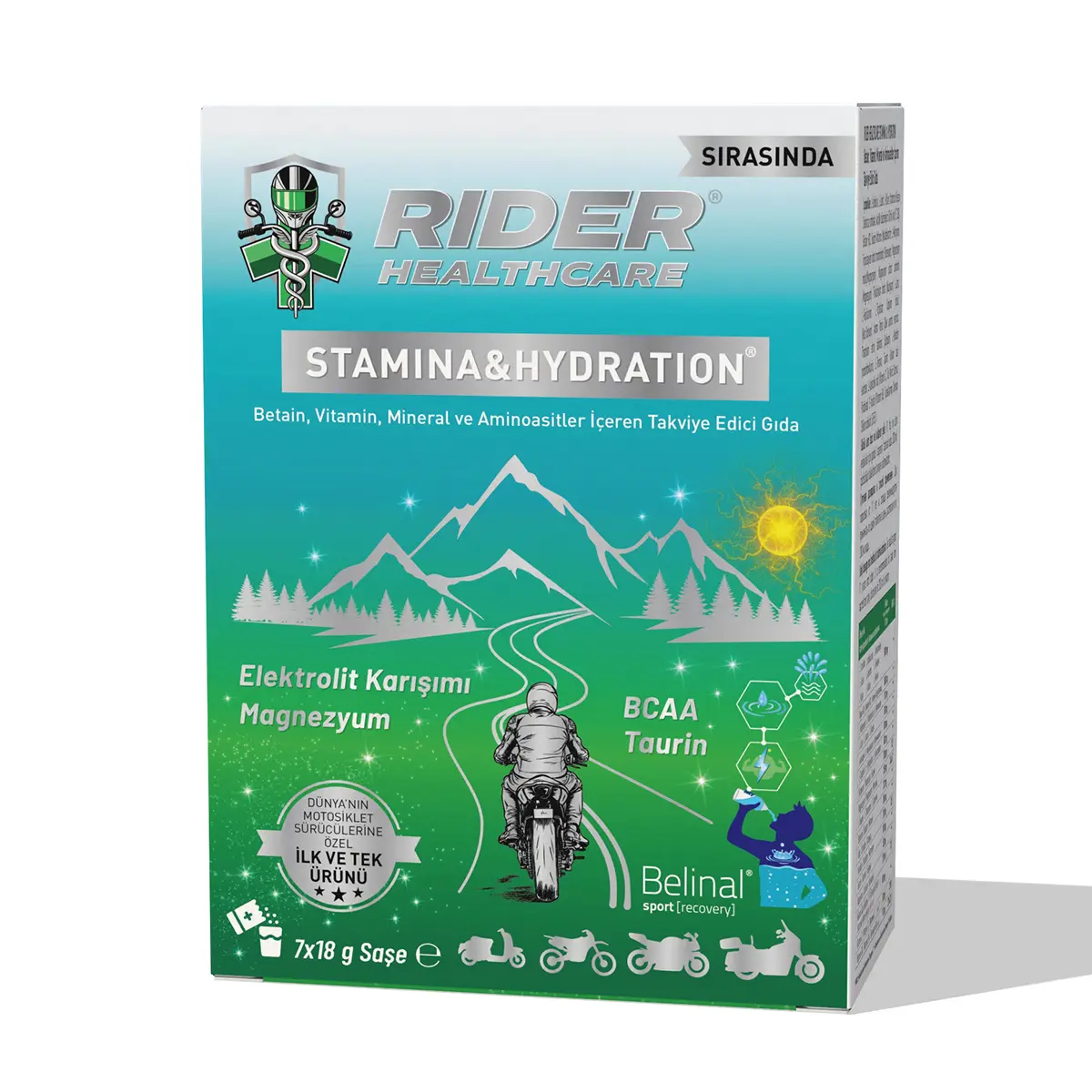 Rider Healthcare Stamina & Hydration: Sürüş Boyunca Enerjini ve Dengenini Koru!