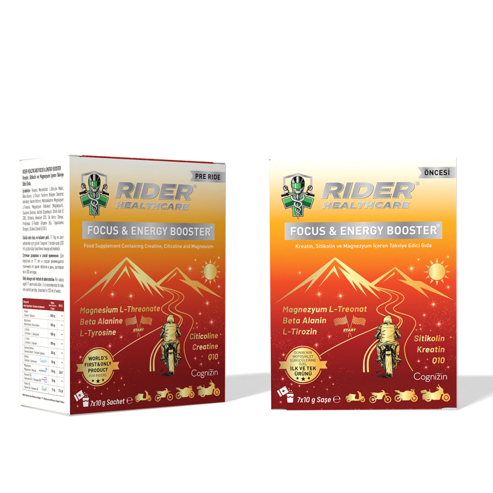 Rider Healthcare Focus&Energy Booster 7 Saşe