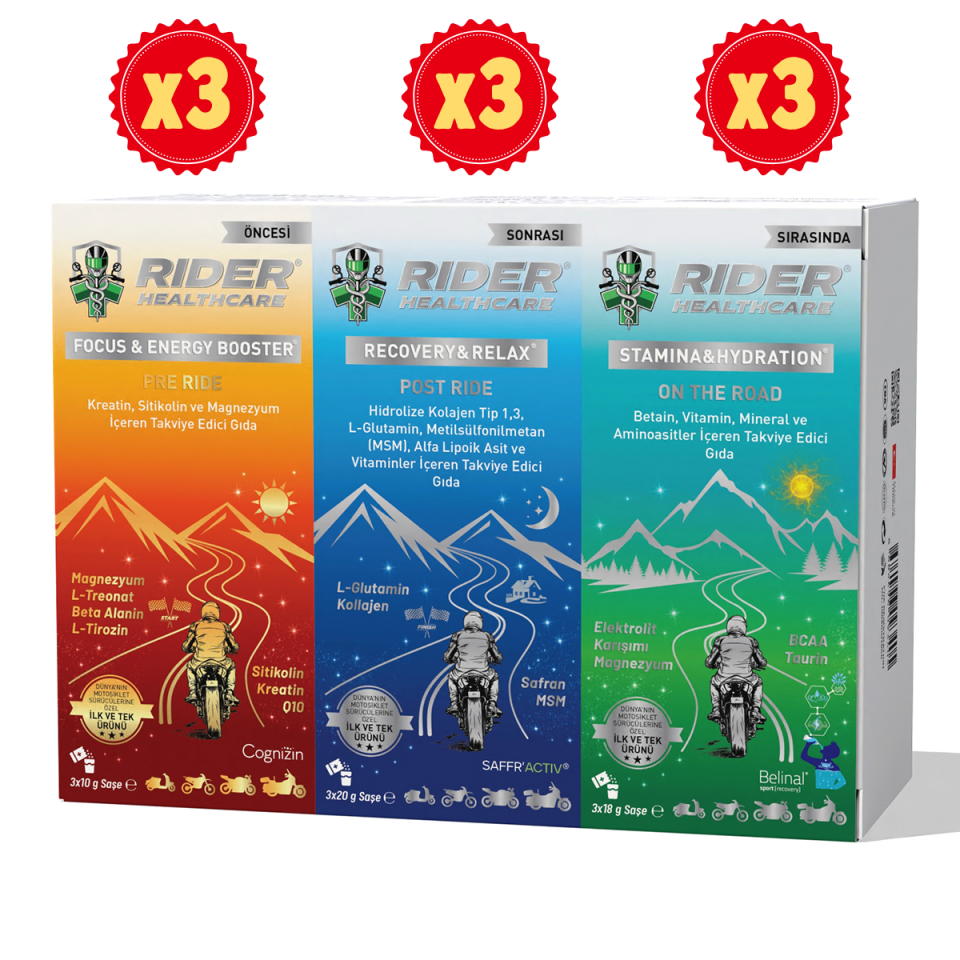 Rider Tour Pack 3x3 Saşe