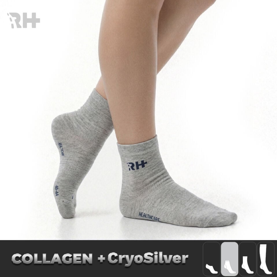 Cryo Silver + Collagen Soket Gümüş İplikli Çorap