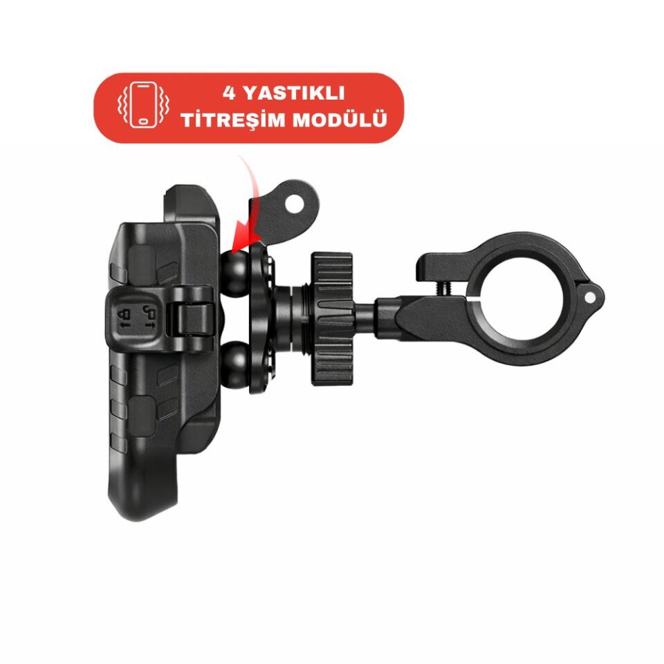 KNMASTER TT-500 Anti-Vibration Motorcycle Phone Mount